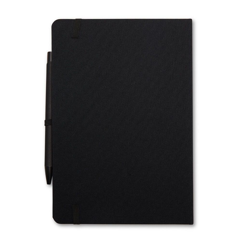 Agenda Diária 2026 Linho PA1798 na cor Preto, brinde personalizado Sky Brindes
