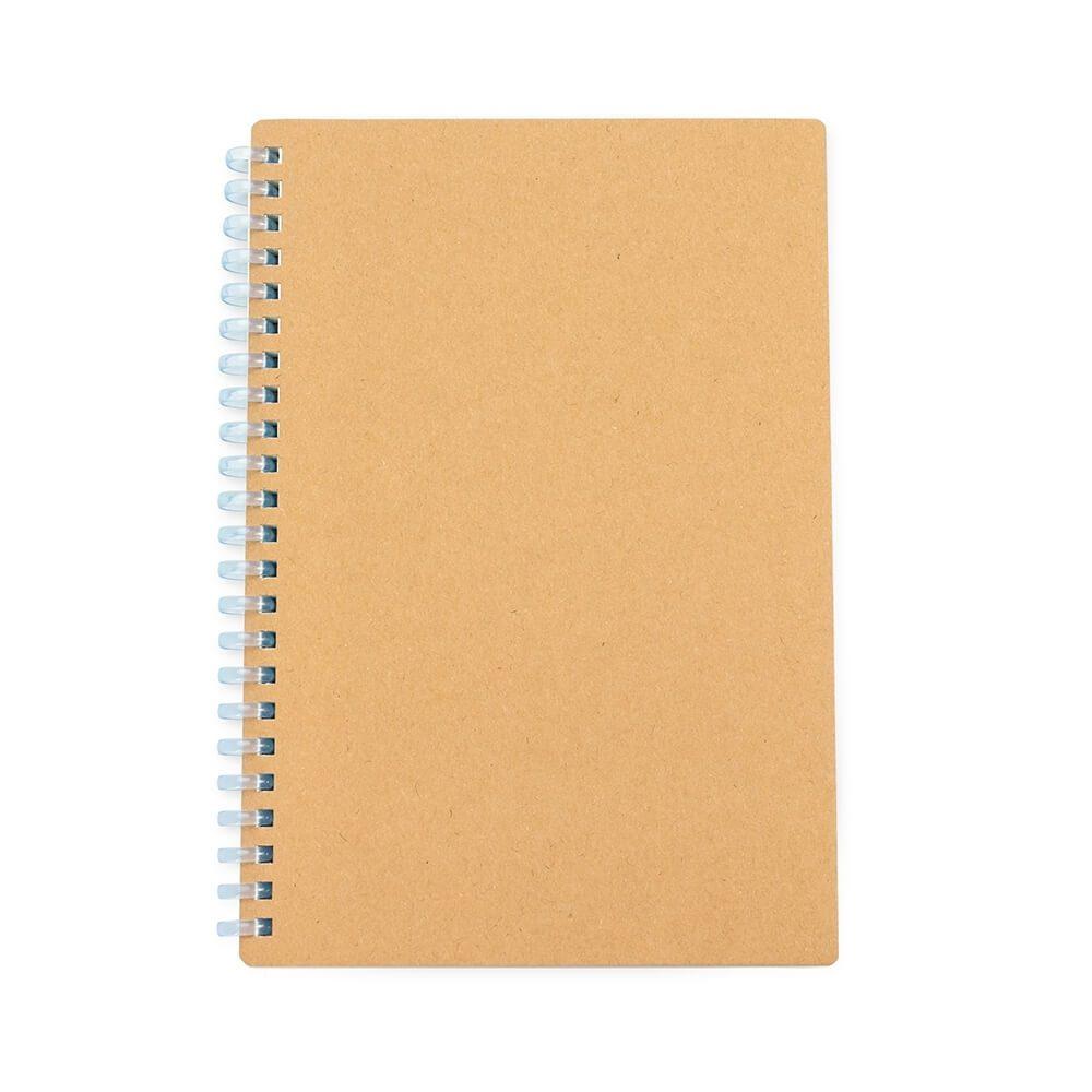 Caderno Kraft Pautado PA1799 na cor Azul claro, brinde personalizado Sky Brindes