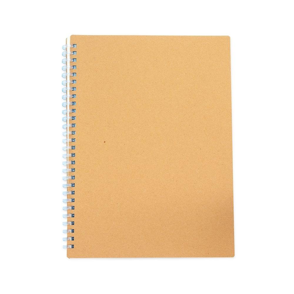 Caderno Kraft Pautado PA1800 na cor Azul claro, brinde personalizado Sky Brindes