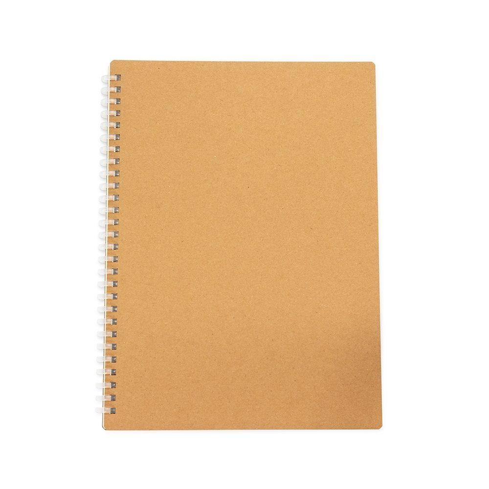 Caderno Kraft Pautado PA1800 na cor Transparente, brinde personalizado Sky Brindes