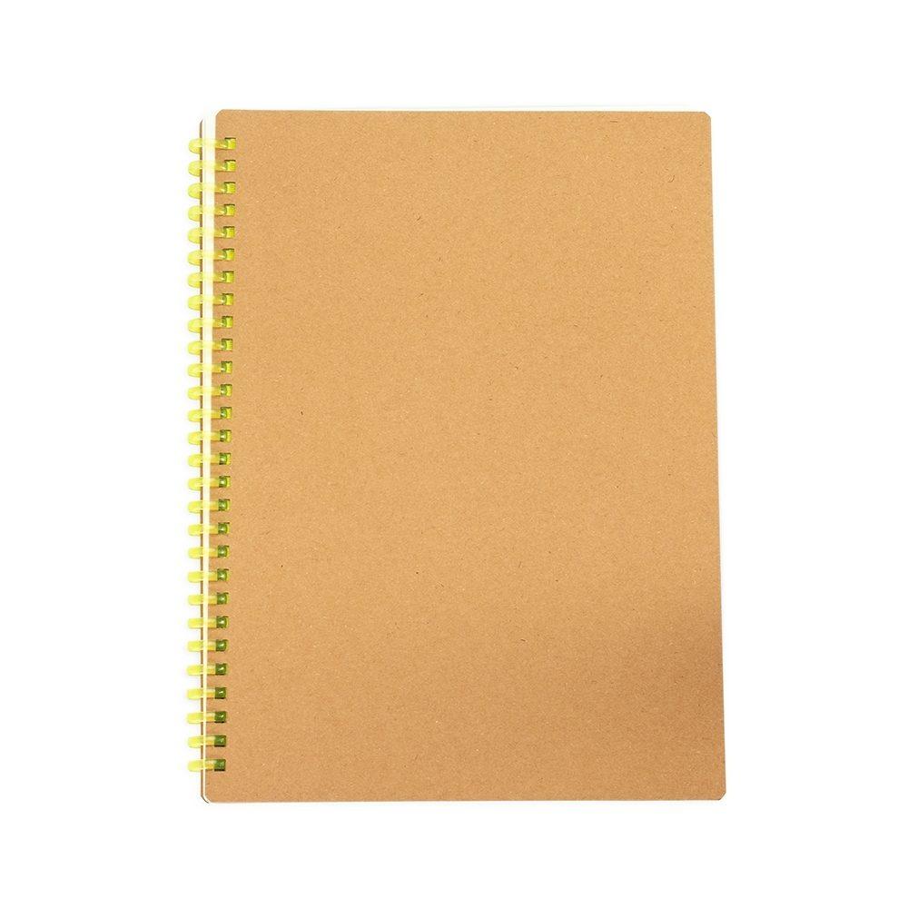 Caderno Kraft Pautado PA1800 na cor Verde, brinde personalizado Sky Brindes