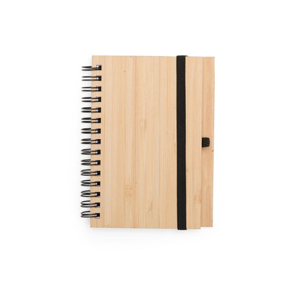 Caderno Ecológico com Caneta PA1801 na cor Natural, brinde personalizado Sky Brindes