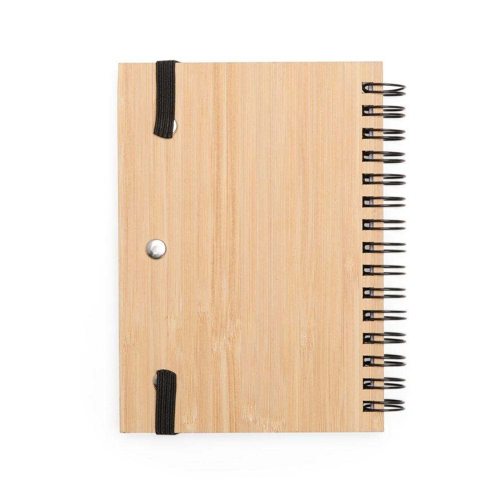 Caderno Ecológico com Caneta PA1801 na cor Natural, brinde personalizado Sky Brindes
