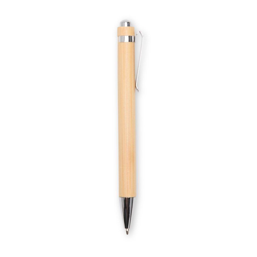 Caderno Ecológico com Caneta PA1801 na cor Natural, brinde personalizado Sky Brindes