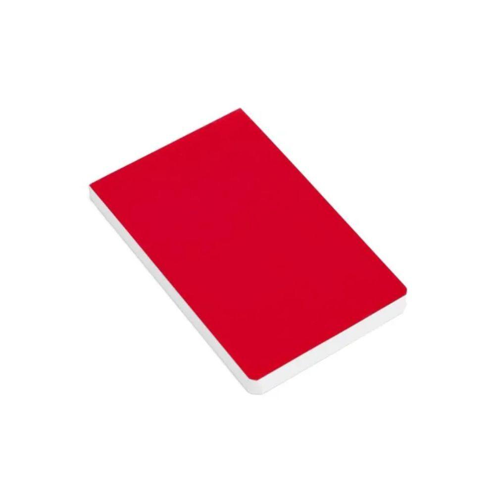 Bloco para Anotações PA1803 na cor Vermelho, brinde personalizado Sky Brindes
