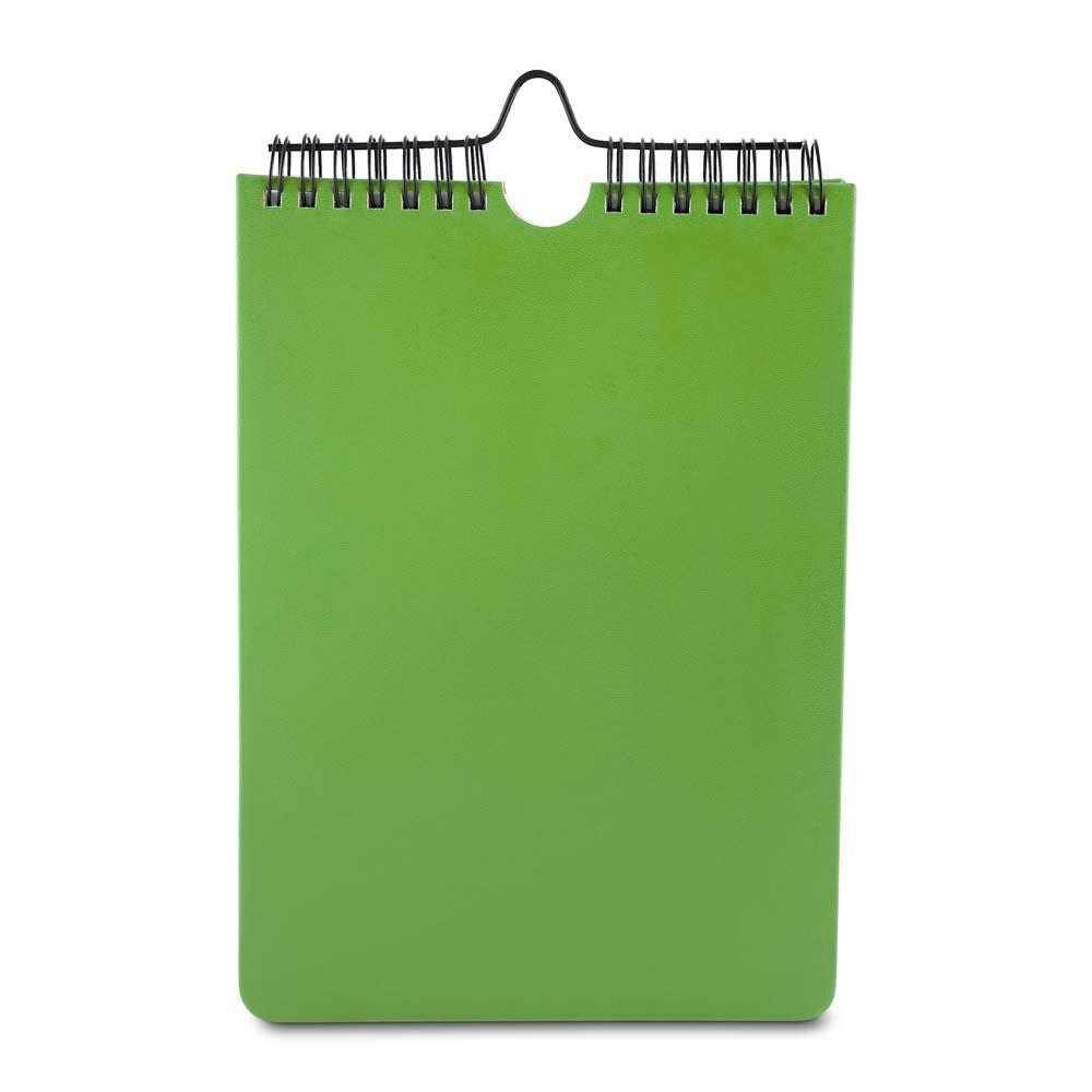 Caderno Planner PA1838 na cor Verde, brinde personalizado Sky Brindes