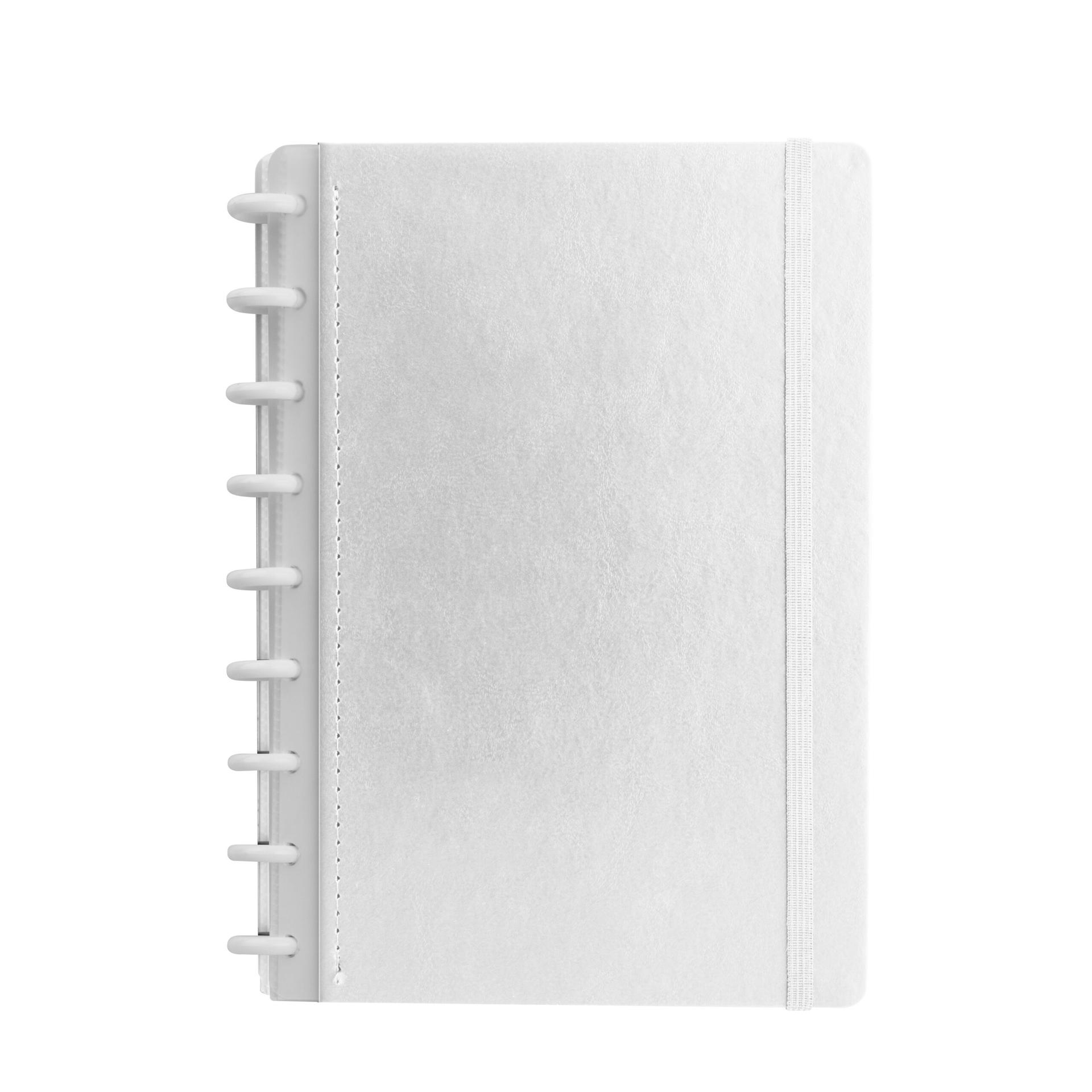 Caderno de Anotações PA1839 na cor Branco, brinde personalizado Sky Brindes