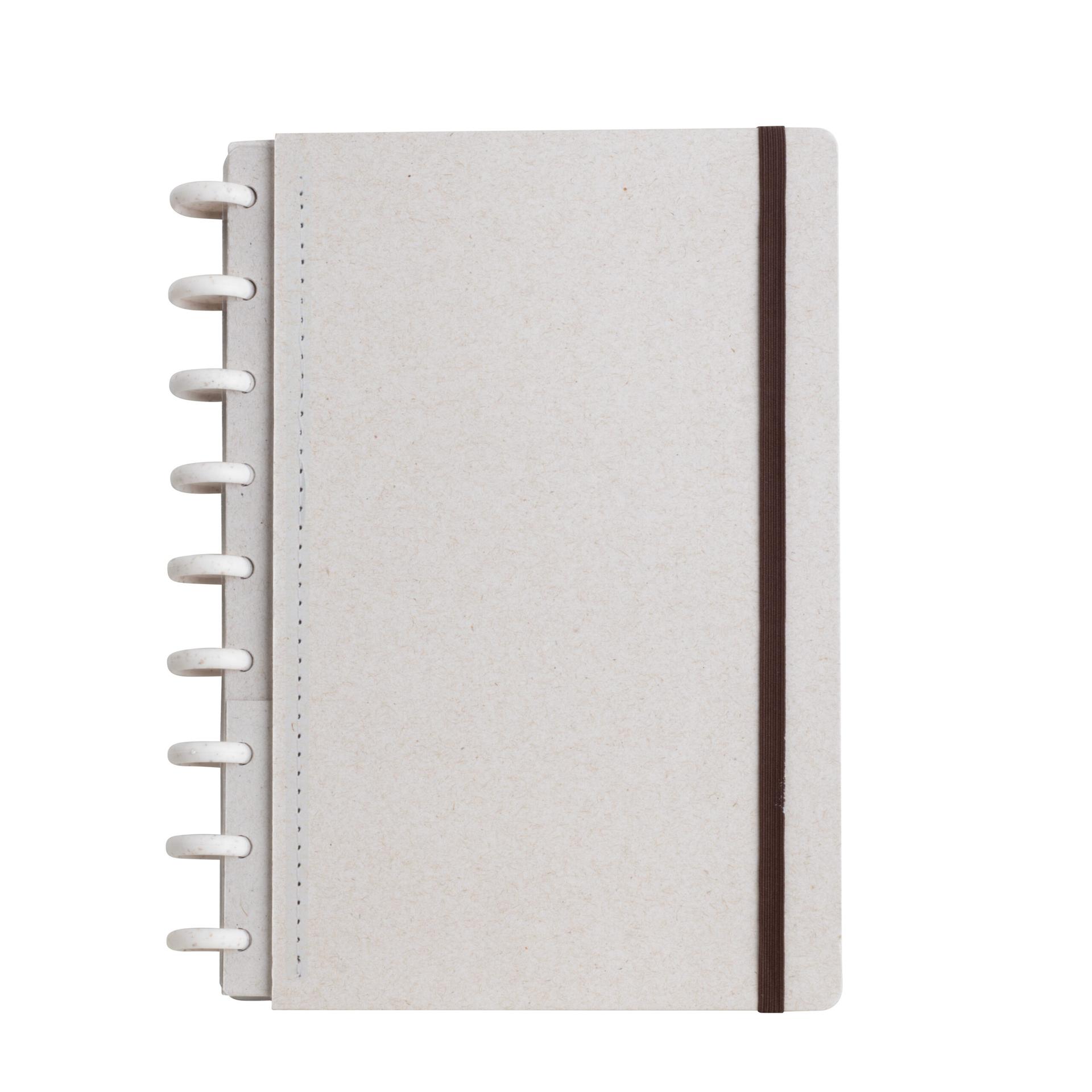 Caderno de Anotações PA1839 na cor Natural, brinde personalizado Sky Brindes