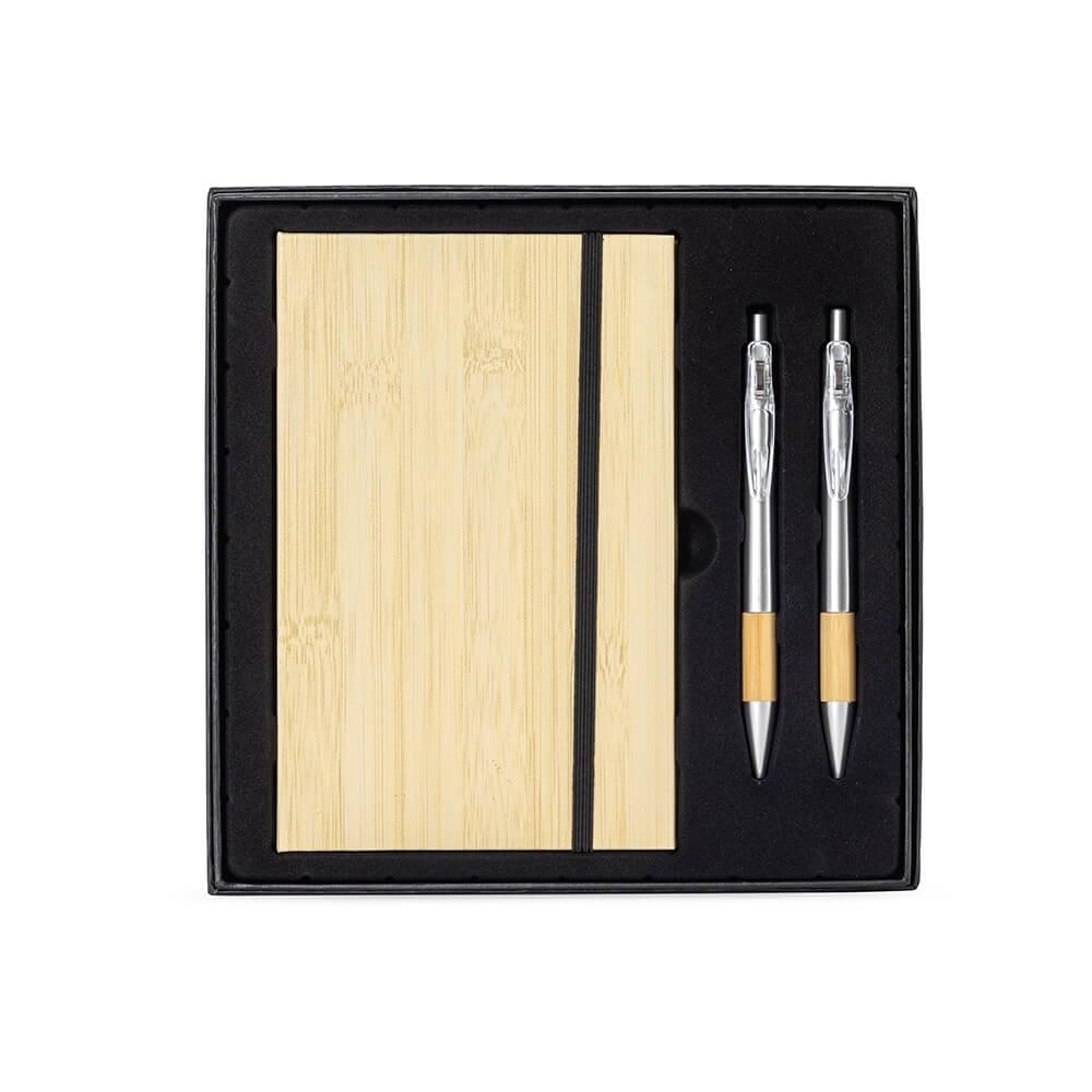Kit Executivo 3 Peças PA1840 na cor Natural, brinde personalizado Sky Brindes