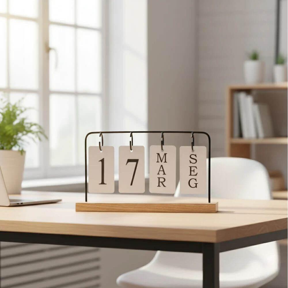 Calendário de Mesa PA1844 na cor Único, brinde personalizado Sky Brindes