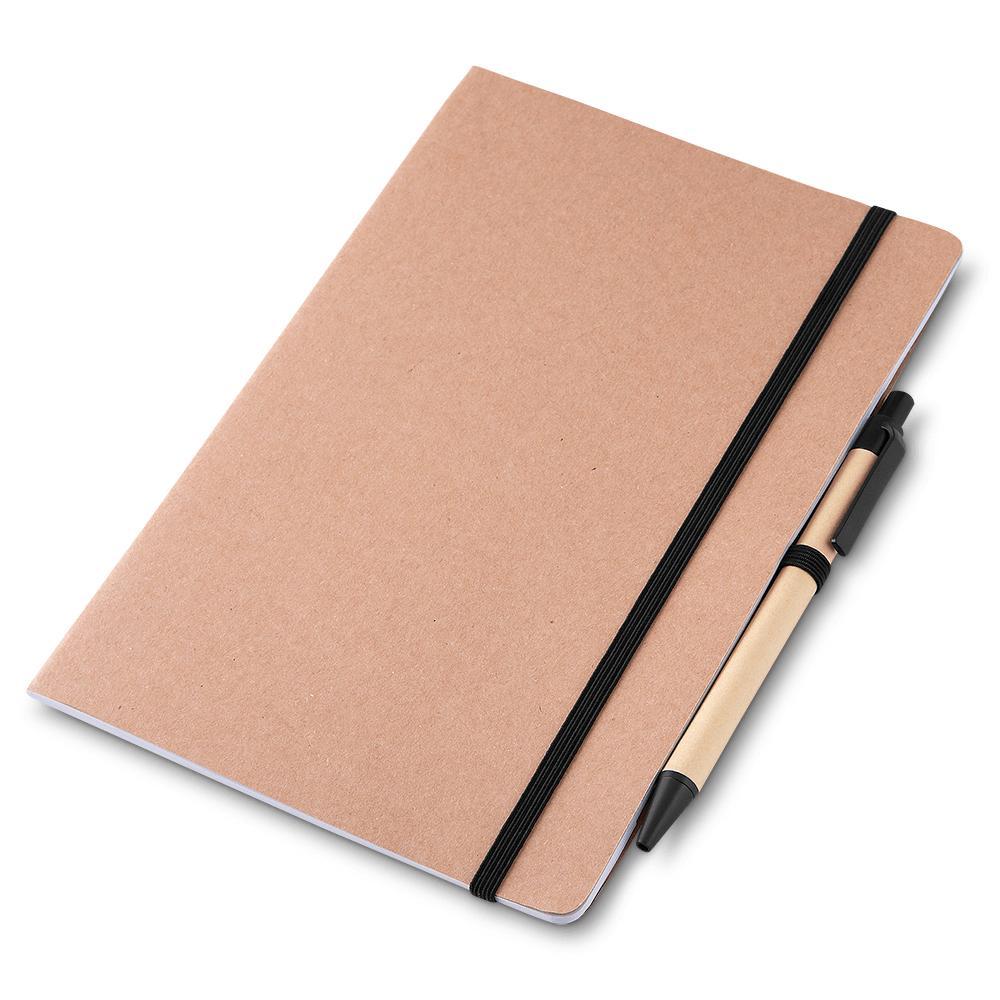Kit Escritório 2 Peças PA1851 na cor Preto, brinde personalizado Sky Brindes