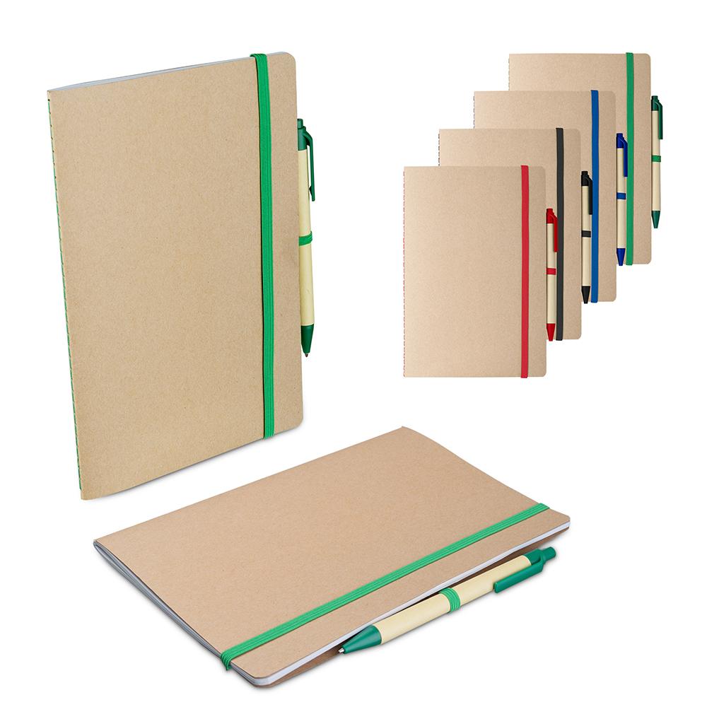 Kit Escritório 2 Peças PA1851 na cor Vermelho, brinde personalizado Sky Brindes