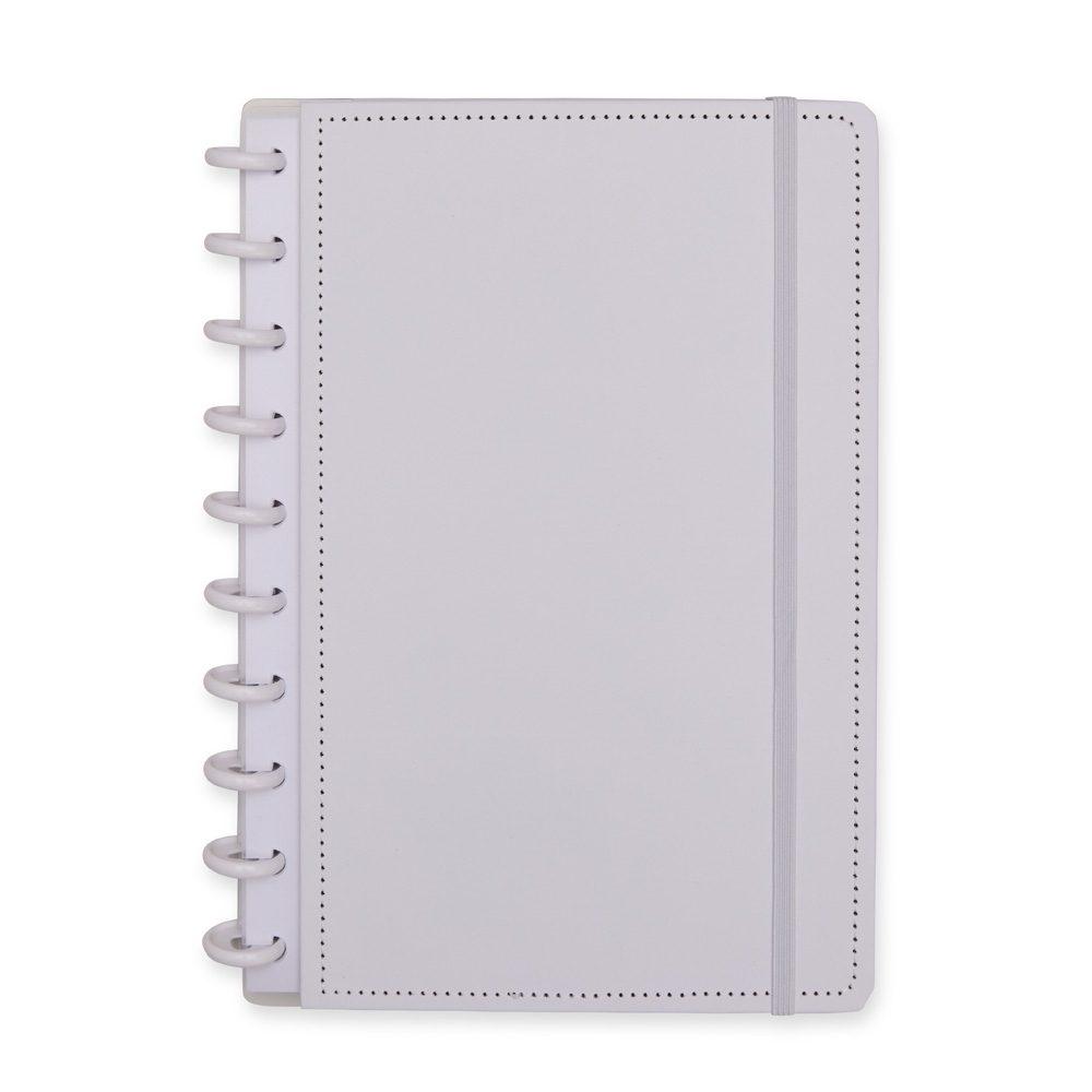 Caderno de Disco PA1868 na cor Branco, brinde personalizado Sky Brindes