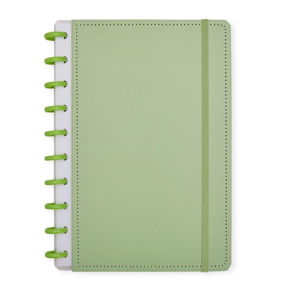 Caderno de Disco PA1868 na cor Verde, brinde personalizado Sky Brindes