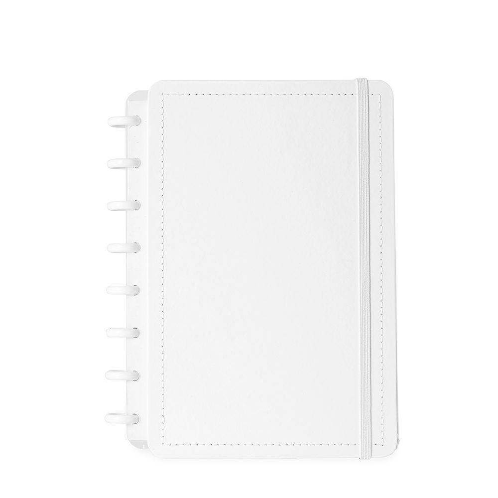 Caderno de Disco Percalux PA1869 na cor Branco, brinde personalizado Sky Brindes