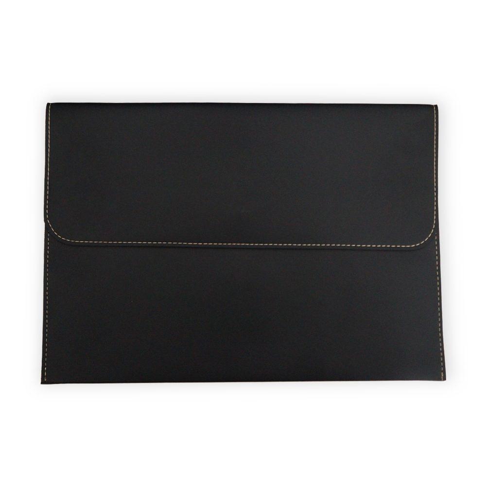 Pasta Envelope de Couro PA1871 na cor Preto, brinde personalizado Sky Brindes