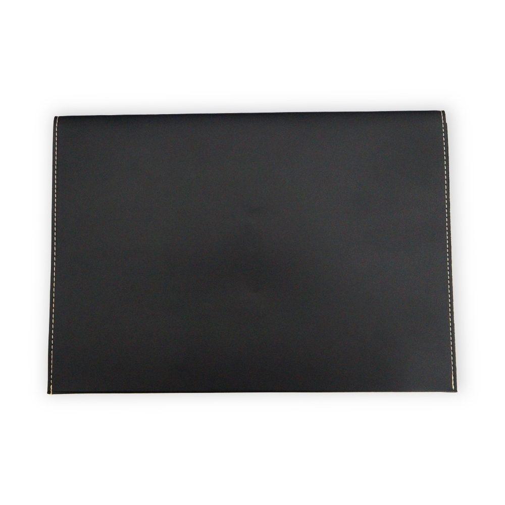 Pasta Envelope de Couro PA1871 na cor Preto, brinde personalizado Sky Brindes