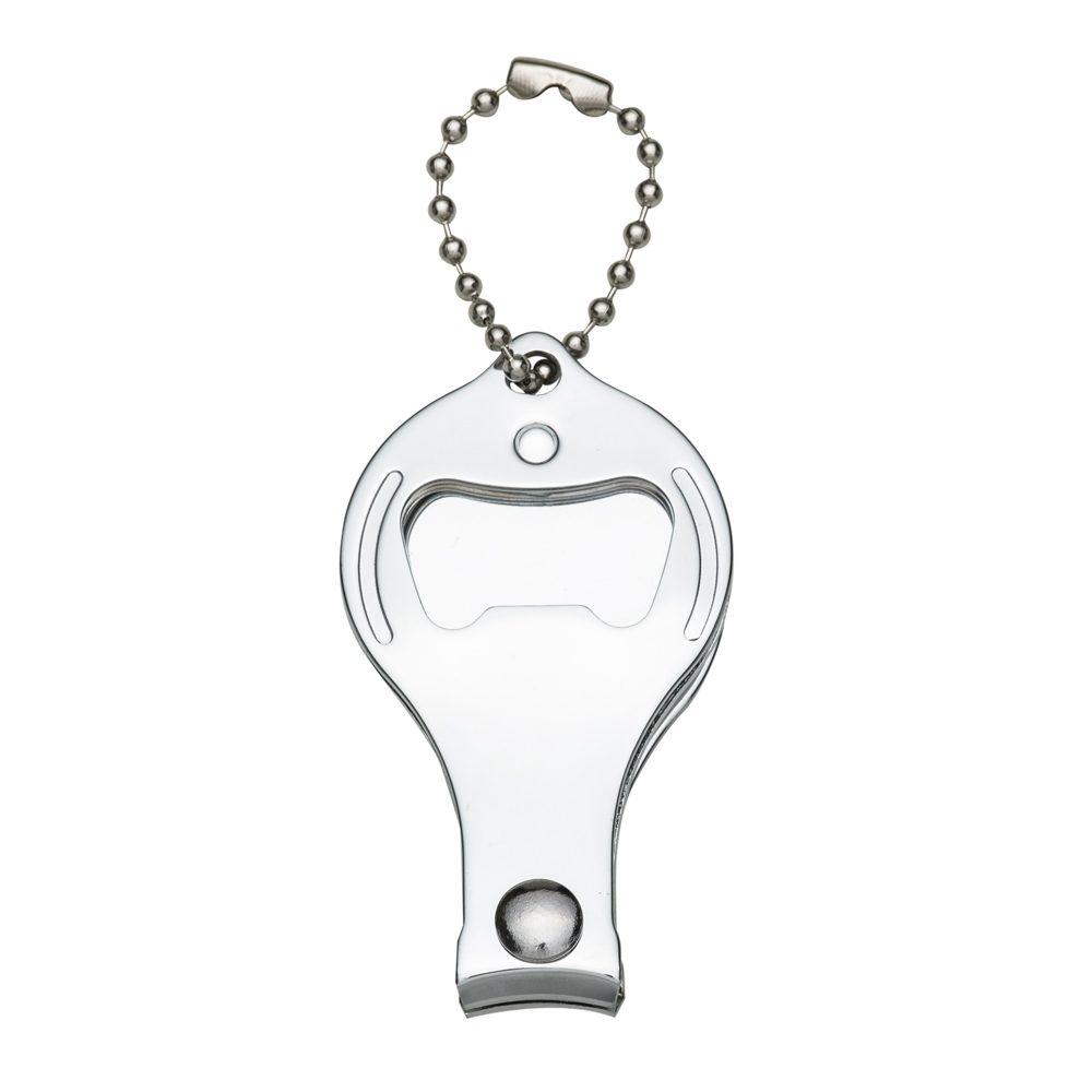 Chaveiro Metal 3 em 1 PA1873 na cor Prata, brinde personalizado Sky Brindes