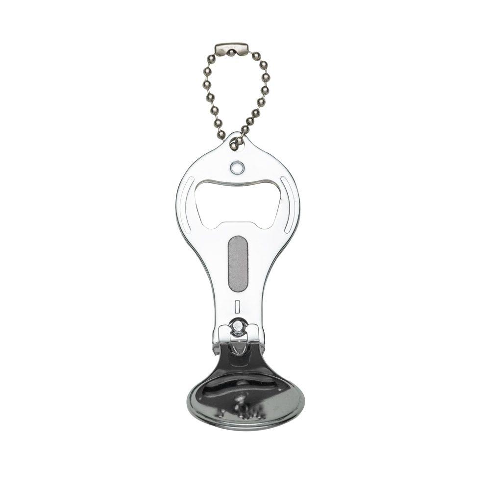 Chaveiro Metal 3 em 1 PA1873 na cor Prata, brinde personalizado Sky Brindes