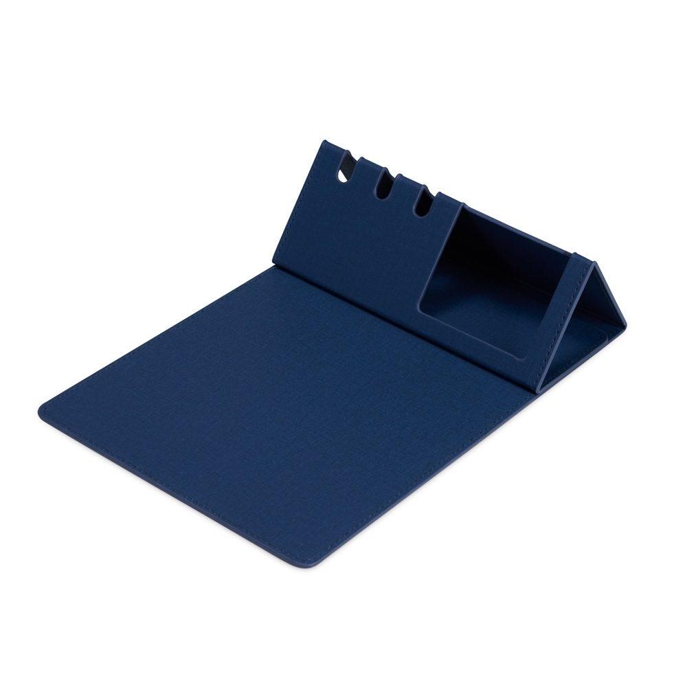 Mouse Pad C Suporte Celular E Caneta PA1882 na cor Azul, brinde personalizado Sky Brindes