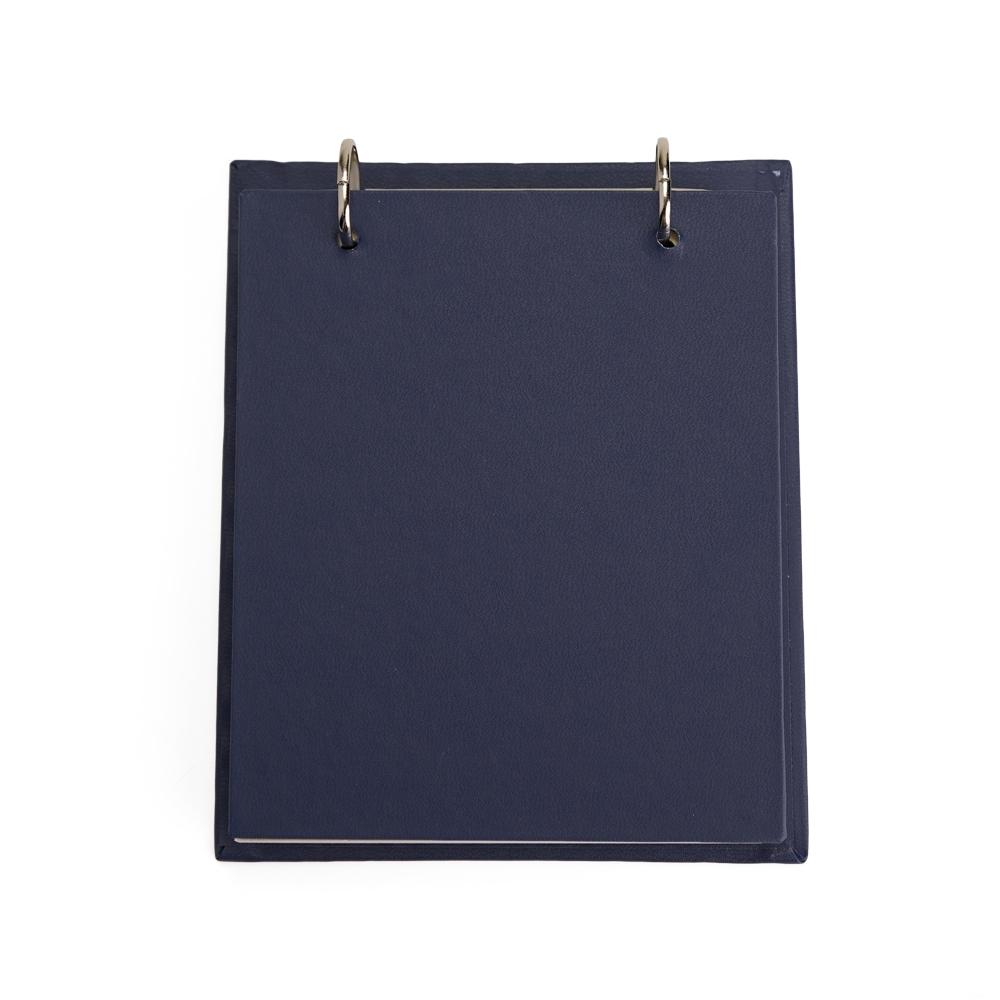 Bloco de Anotações de Mesa PA1885 na cor Azul escuro, brinde personalizado Sky Brindes