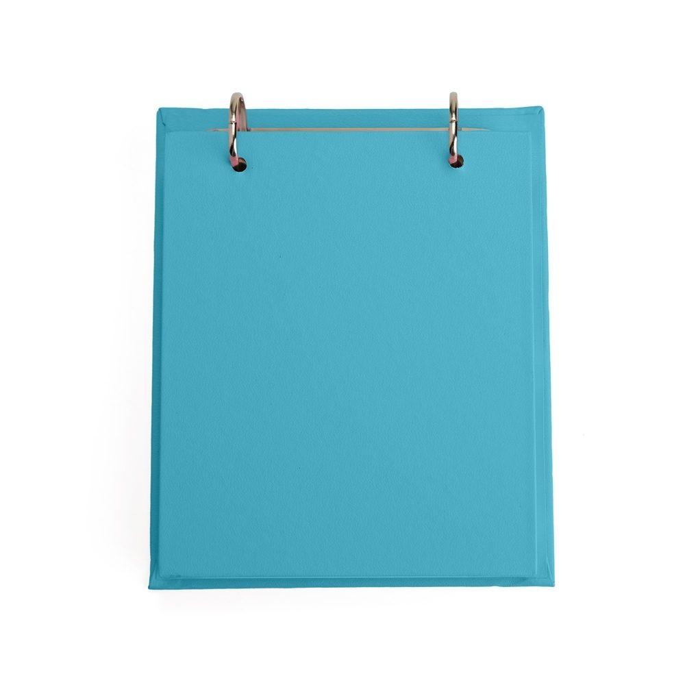 Bloco de Anotações de Mesa PA1885 na cor Azul claro, brinde personalizado Sky Brindes