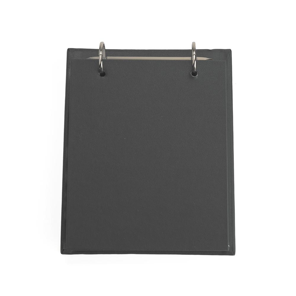 Bloco de Anotações de Mesa PA1885 na cor Cinza, brinde personalizado Sky Brindes