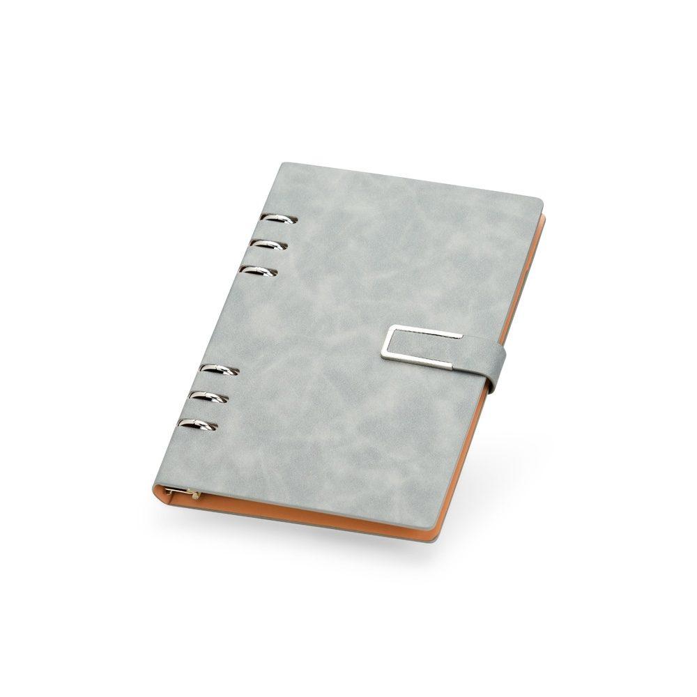 Caderno Fichário PU PA1887 na cor Azul claro, brinde personalizado Sky Brindes