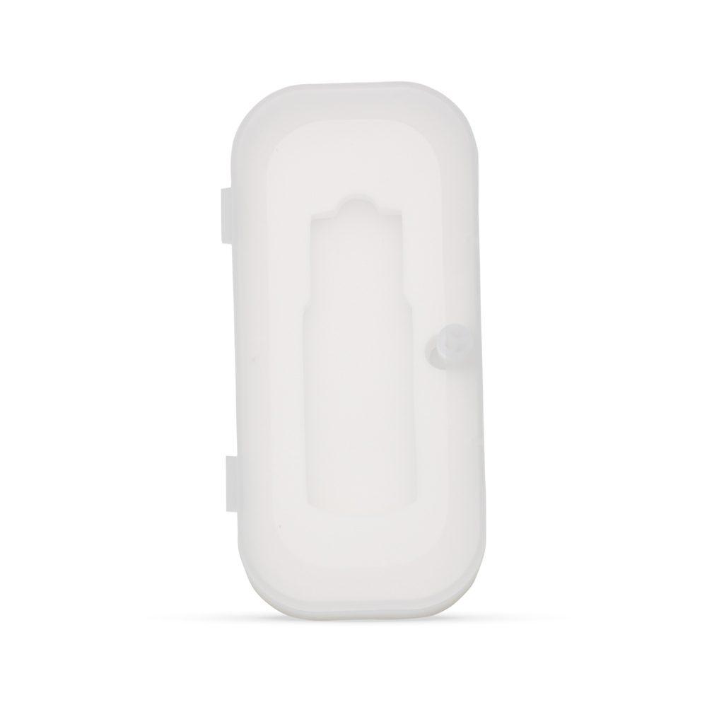 Estojo plastico p pen drive giratorio PA1912 na cor Transparente, brinde personalizado Sky Brindes
