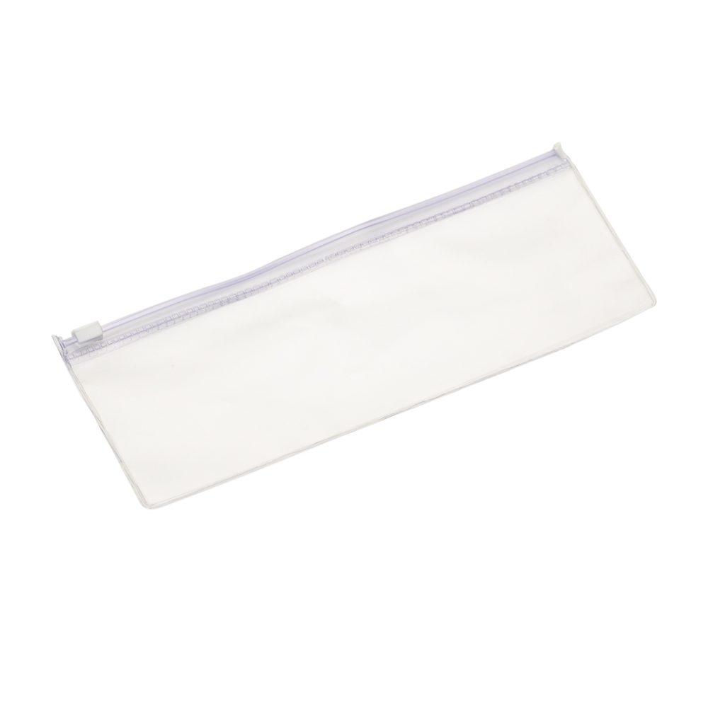 Estojo plastico zip zap "tamanho p" PA1916 na cor Transparente, brinde personalizado Sky Brindes