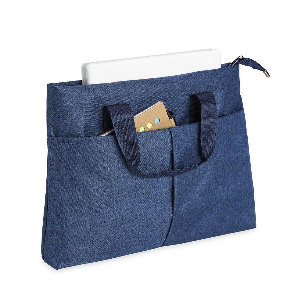 Pasta para notebook 15¿ de poliéster PA1936 na cor Cinza, brinde personalizado Sky Brindes