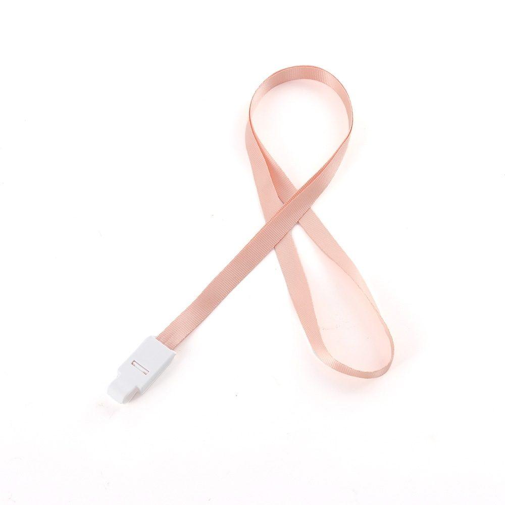 Cordão para crachá poliéster PA1948 na cor Rosa, brinde personalizado Sky Brindes
