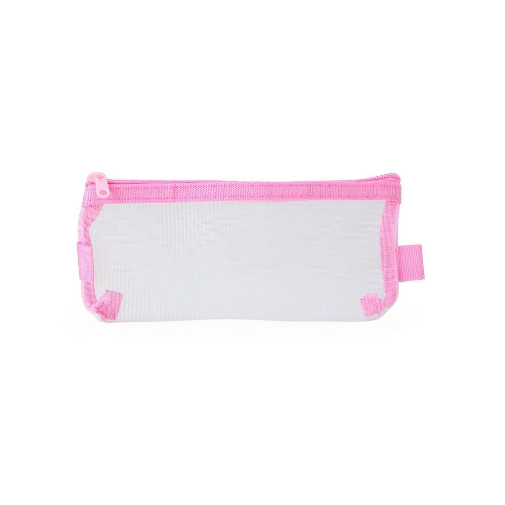 Estojo de nylon PA1953 na cor Rosa, brinde personalizado Sky Brindes