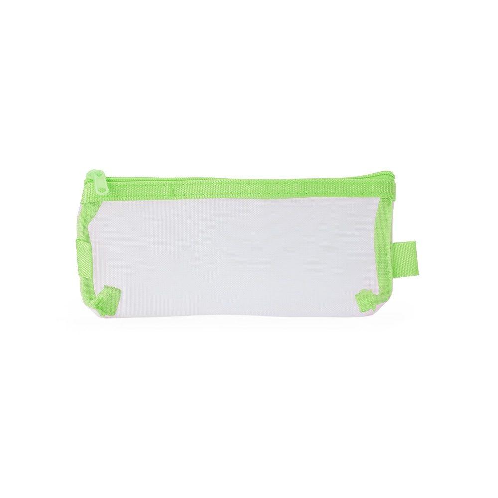 Estojo de nylon PA1953 na cor Verde, brinde personalizado Sky Brindes