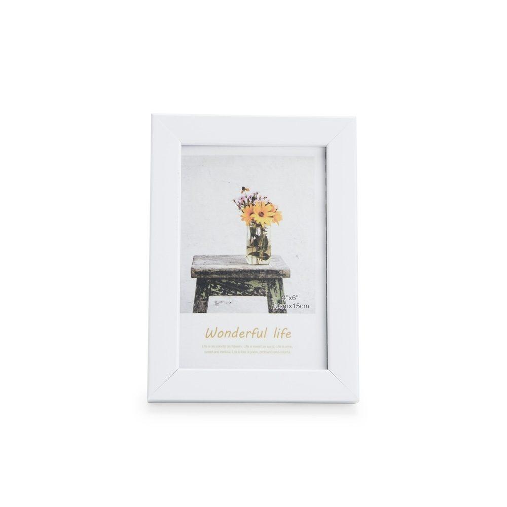Porta-retrato pvc PA2023 na cor Branco, brinde personalizado Sky Brindes