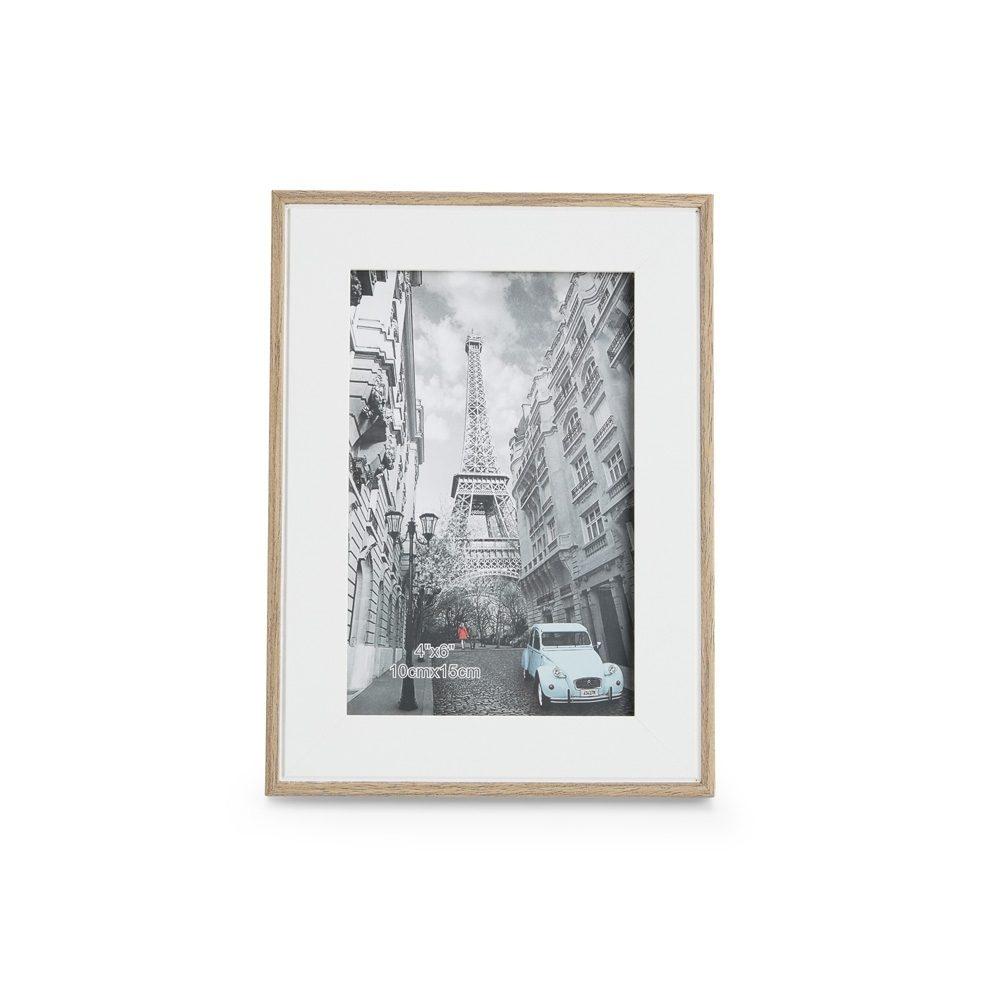Porta-retrato mdf PA2024 na cor Cinza, brinde personalizado Sky Brindes