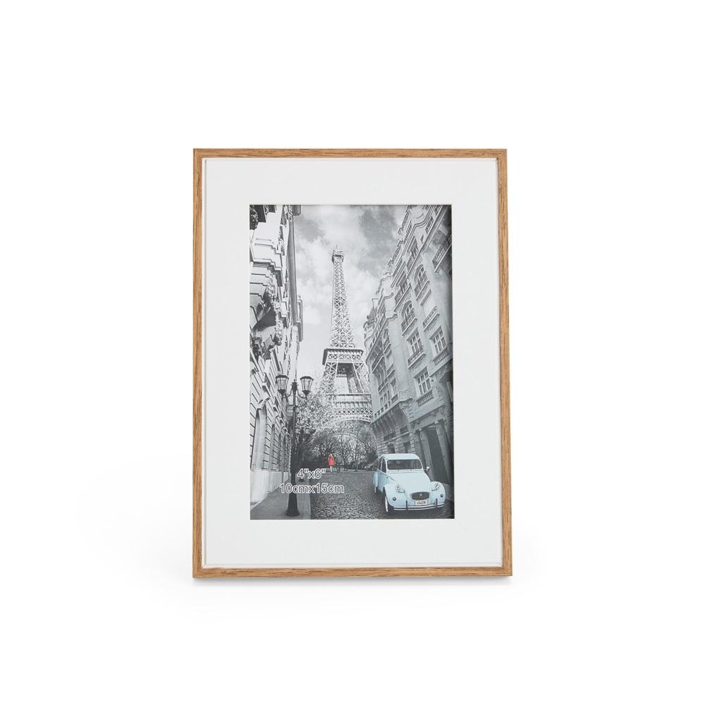 Porta-retrato mdf PA2024 na cor Marrom claro, brinde personalizado Sky Brindes