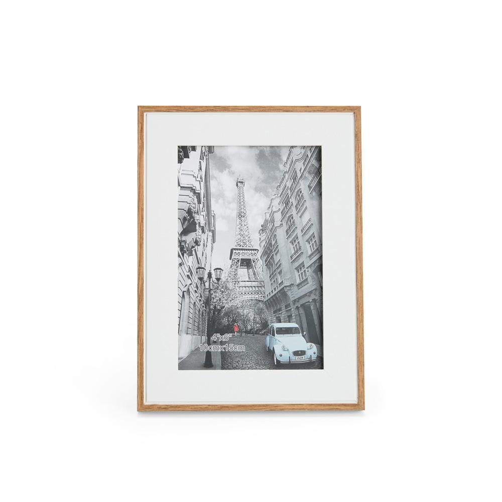 Porta-retrato mdf PA2024 na cor Marrom claro, brinde personalizado Sky Brindes