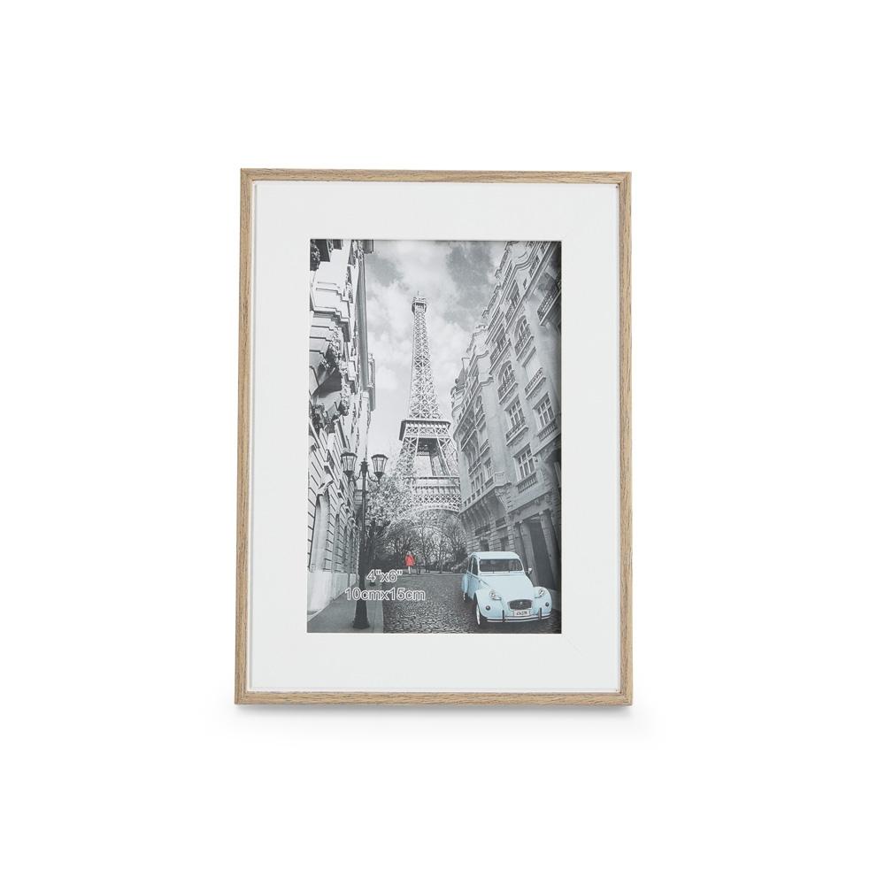 Porta-retrato mdf PA2024 na cor Marrom claro, brinde personalizado Sky Brindes
