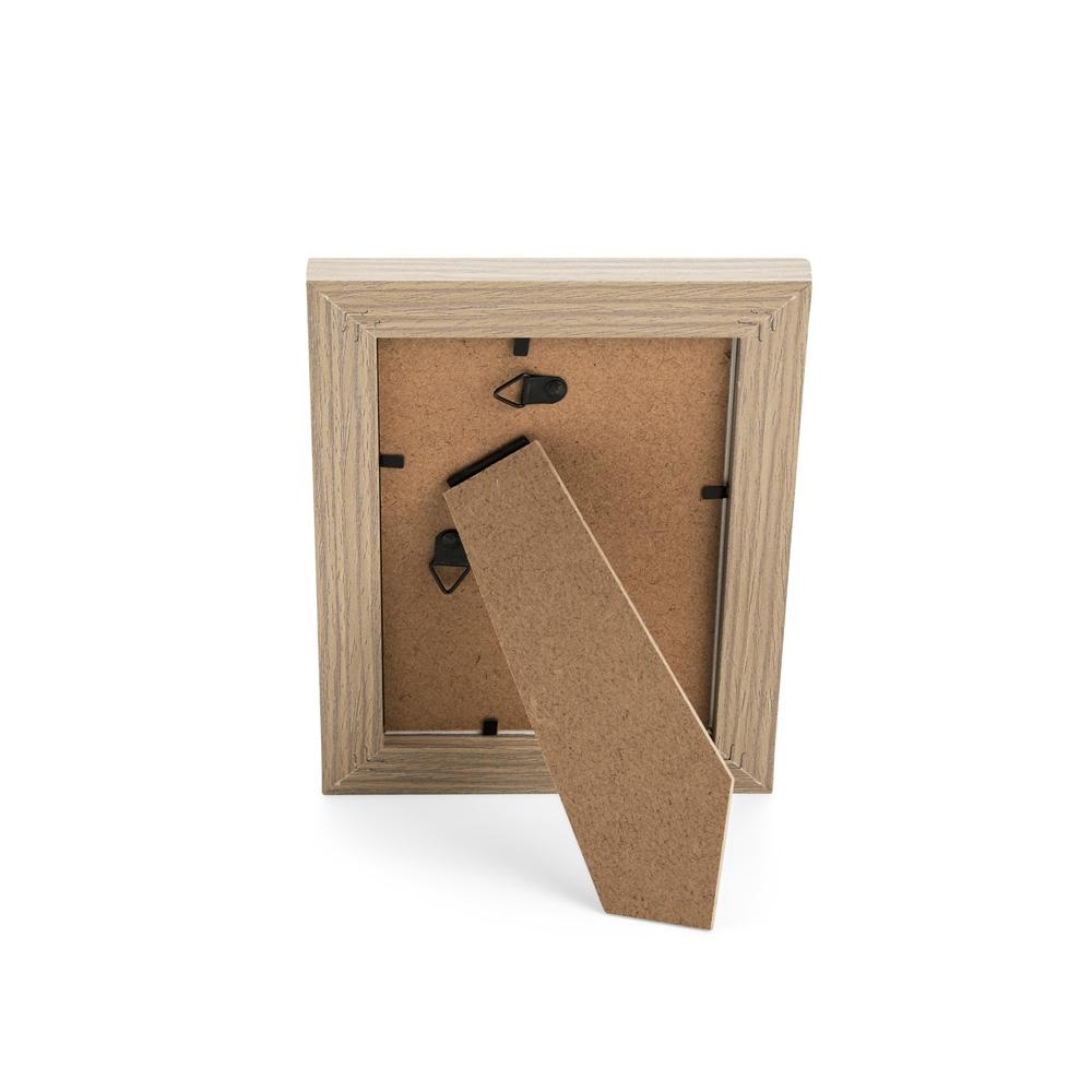 Porta-retrato mdf PA2024 na cor Marrom claro, brinde personalizado Sky Brindes