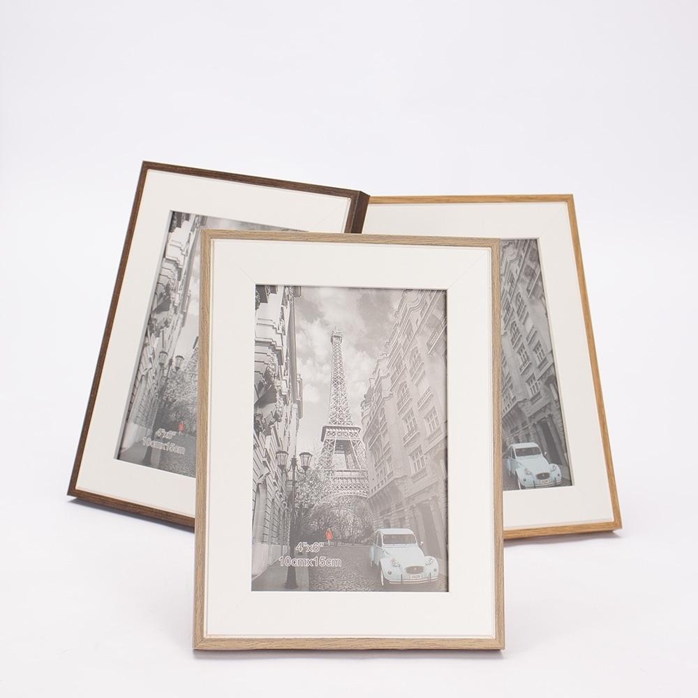 Porta-retrato mdf PA2024 na cor Marrom claro, brinde personalizado Sky Brindes