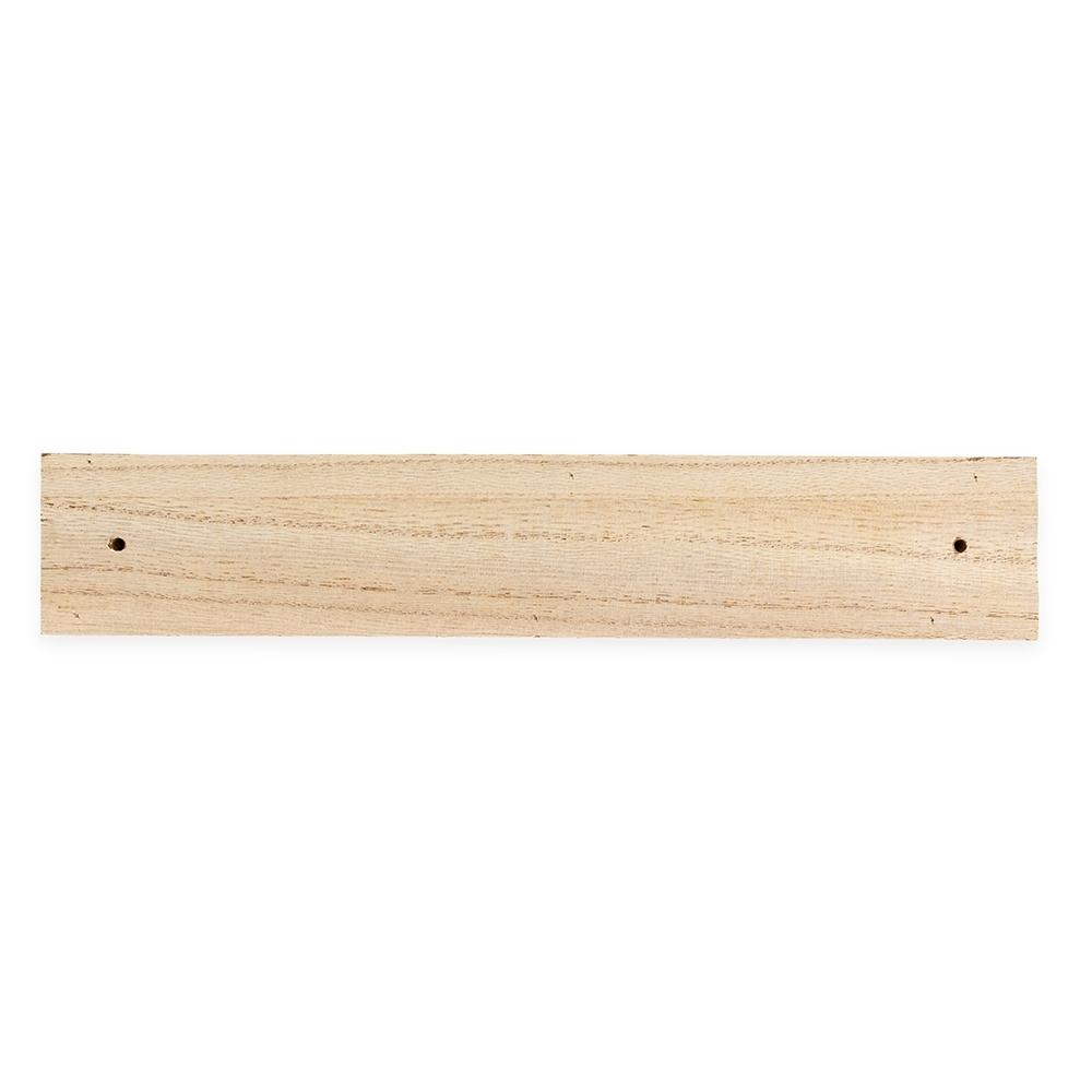 Calendário permanente mdf com alça de ferro PA2041 na cor Madeira e inox, brinde personalizado Sky Brindes