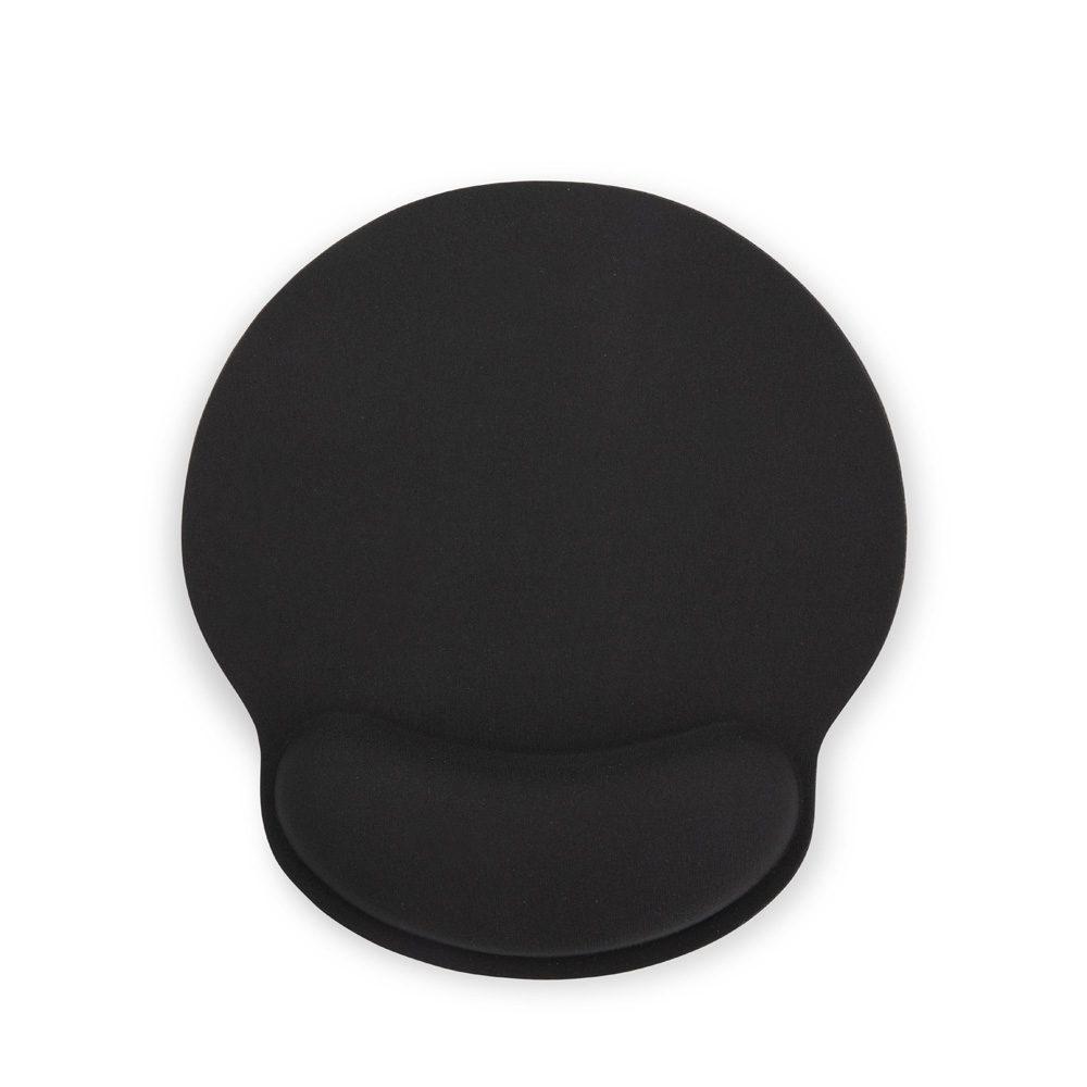 Mouse pad ergonômico PA2043 na cor Preto, brinde personalizado Sky Brindes