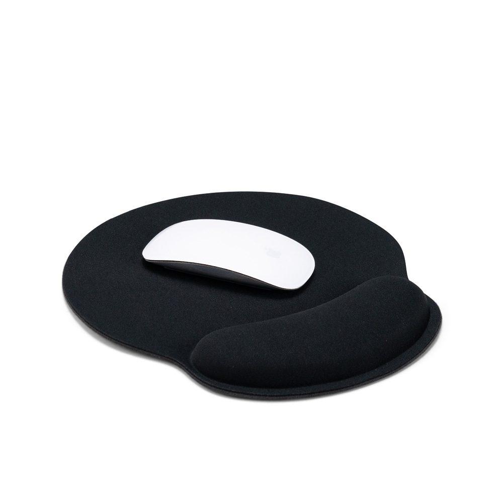 Mouse pad ergonômico PA2043 na cor Preto, brinde personalizado Sky Brindes