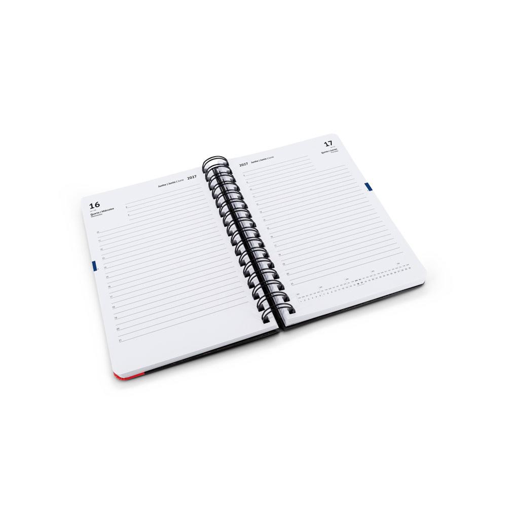 Agenda Diária A5 2027 PA2078 na cor Verde, brinde personalizado Sky Brindes