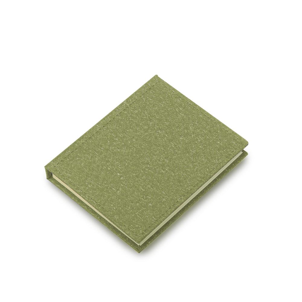 Mini caderno (10x8cm) PA2194 na cor Verde, brinde personalizado Sky Brindes