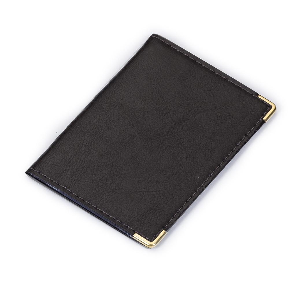 Porta documento em couro sintético PA2204 na cor Café, brinde personalizado Sky Brindes