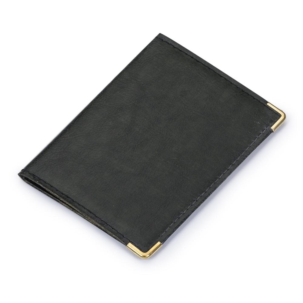 Porta documento em couro sintético PA2204 na cor Preto, brinde personalizado Sky Brindes