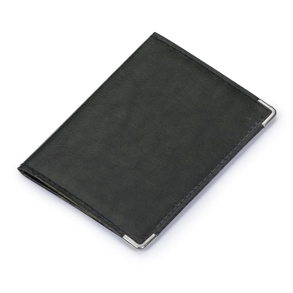 Porta documento em couro sintético PA2205 na cor Preto, brinde personalizado Sky Brindes
