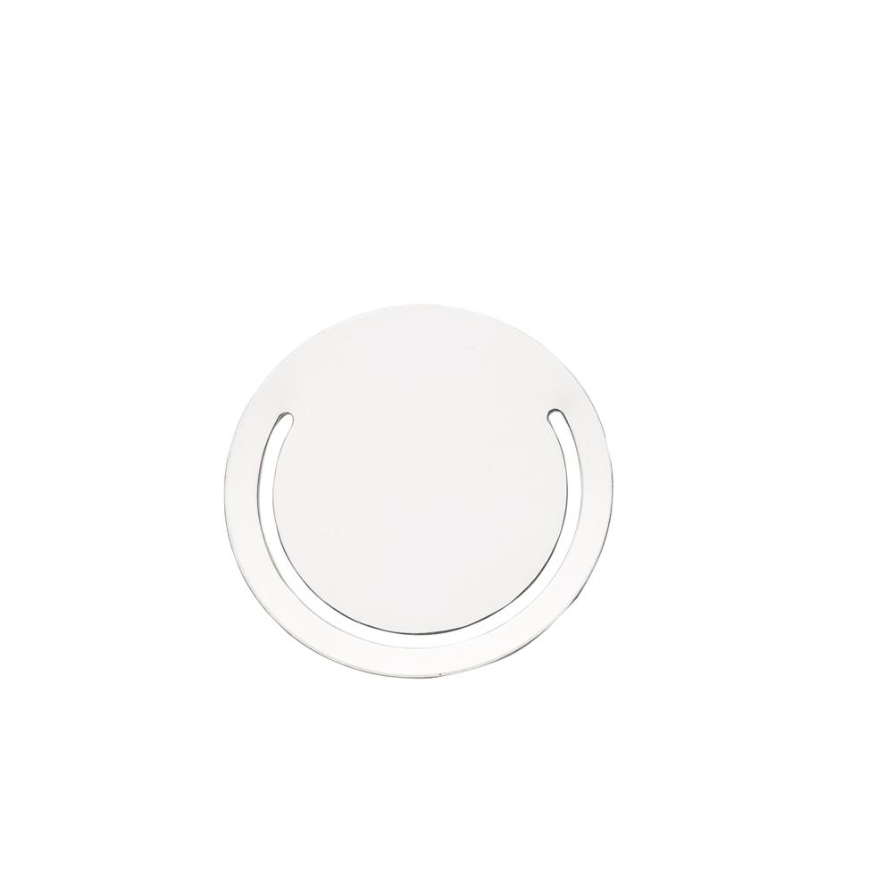 Marca pagina metal PA2207 na cor Prata, brinde personalizado Sky Brindes